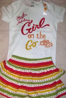 Batik Clothes on 18 24 Gymbo Batik Summer Striped Skort Girl On The Go Top Nwt 18