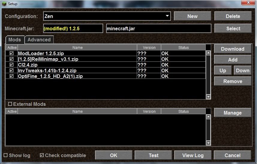 Setup of ML