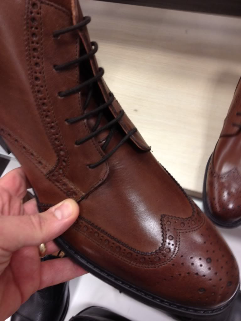 stafford wingtip boots