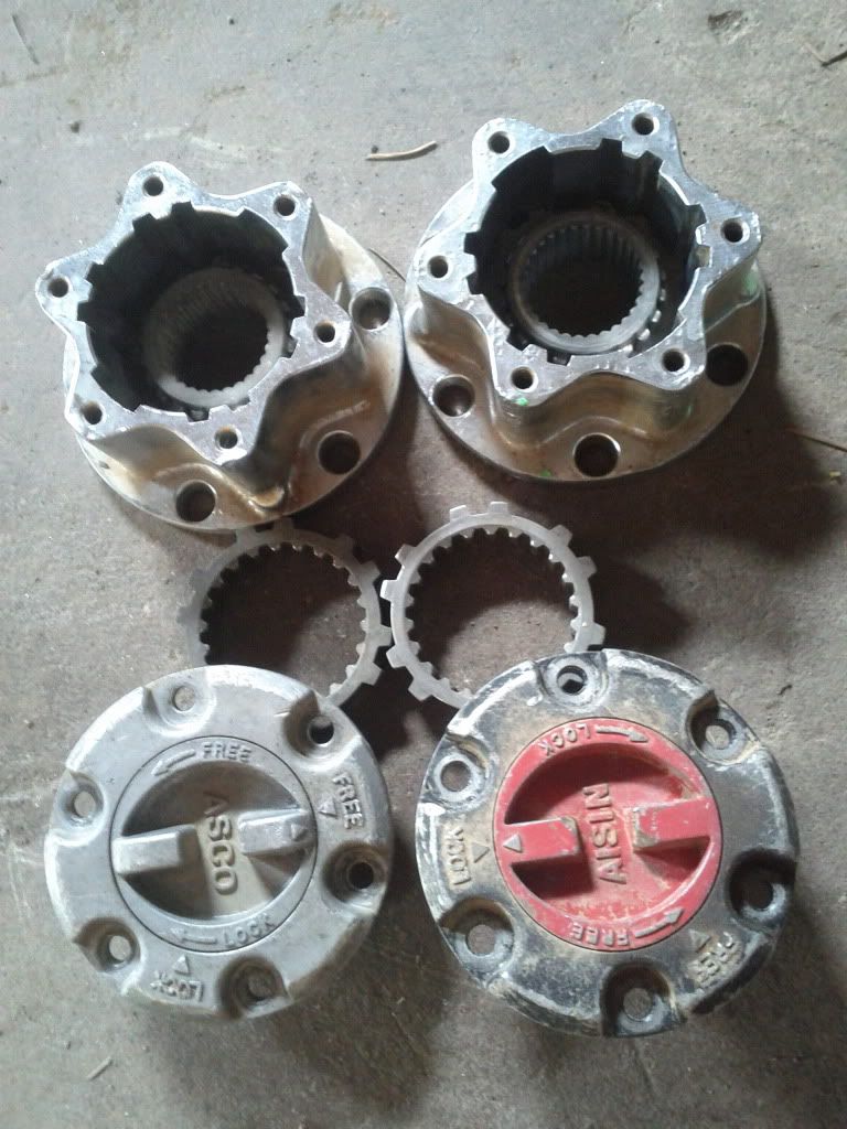 TOYOTA asco/AISIN manual locking hubs Pirate 4x4