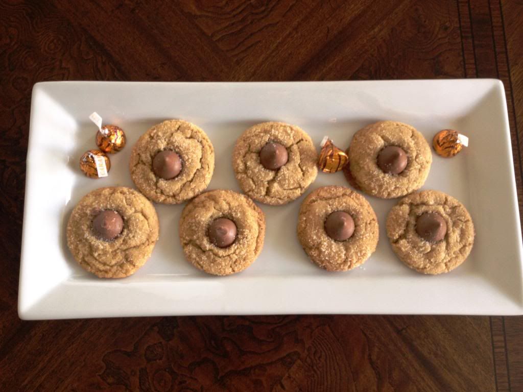 Salted Caramel Kiss Cookies