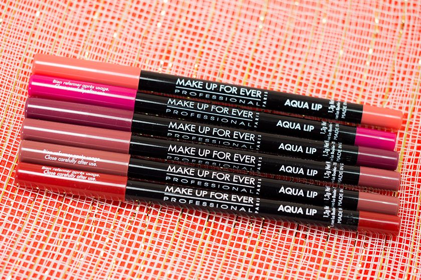 Makeup Forever Aqua Lip Liner Swatches - Mugeek Vidalondon