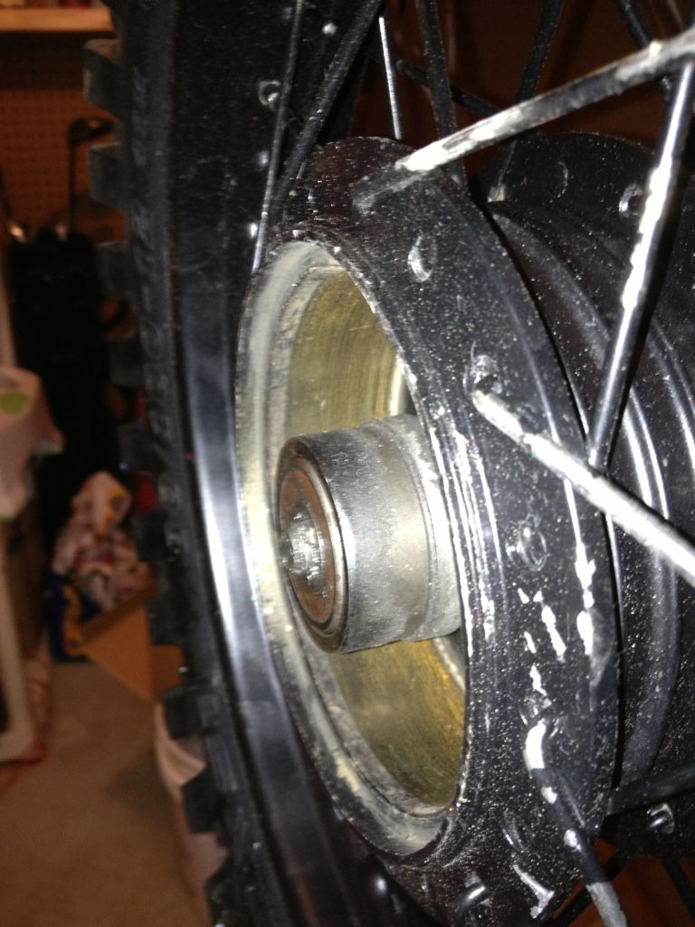 KLX110 Rear Wheel not fitting KLX110L