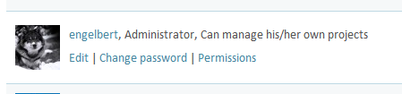 user in company view