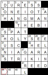 Rex Parker Does the NYT Crossword Puzzle: As I Lay Dying father / THU 1
