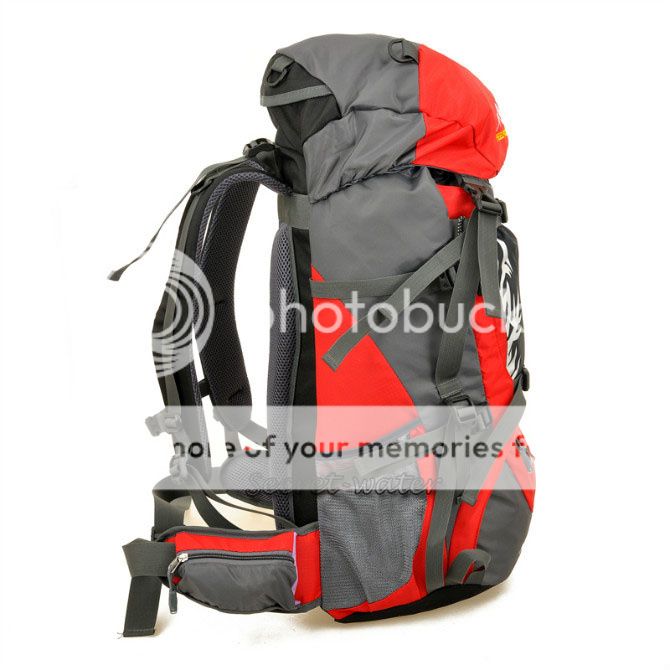 50L Waterproof Mens Womens Outdoor Travel Backpack Mountain Hiking Camping Bag