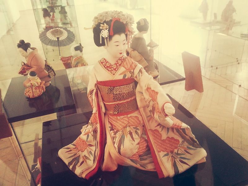 Výstava japonských bábik
