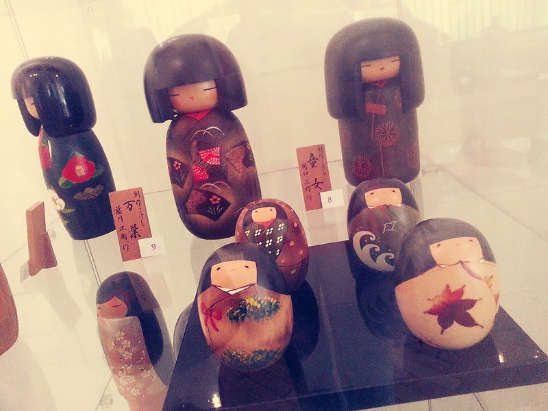 Výstava japonských bábik