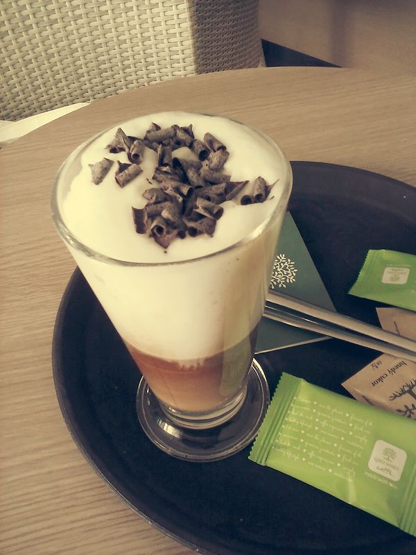 Biele cappuccino z Greentree caffe