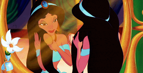 Princezná Jasmína sa parádi pre Aladina