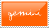 Zodiac Stamp: Gemini by AvengingSeraphim