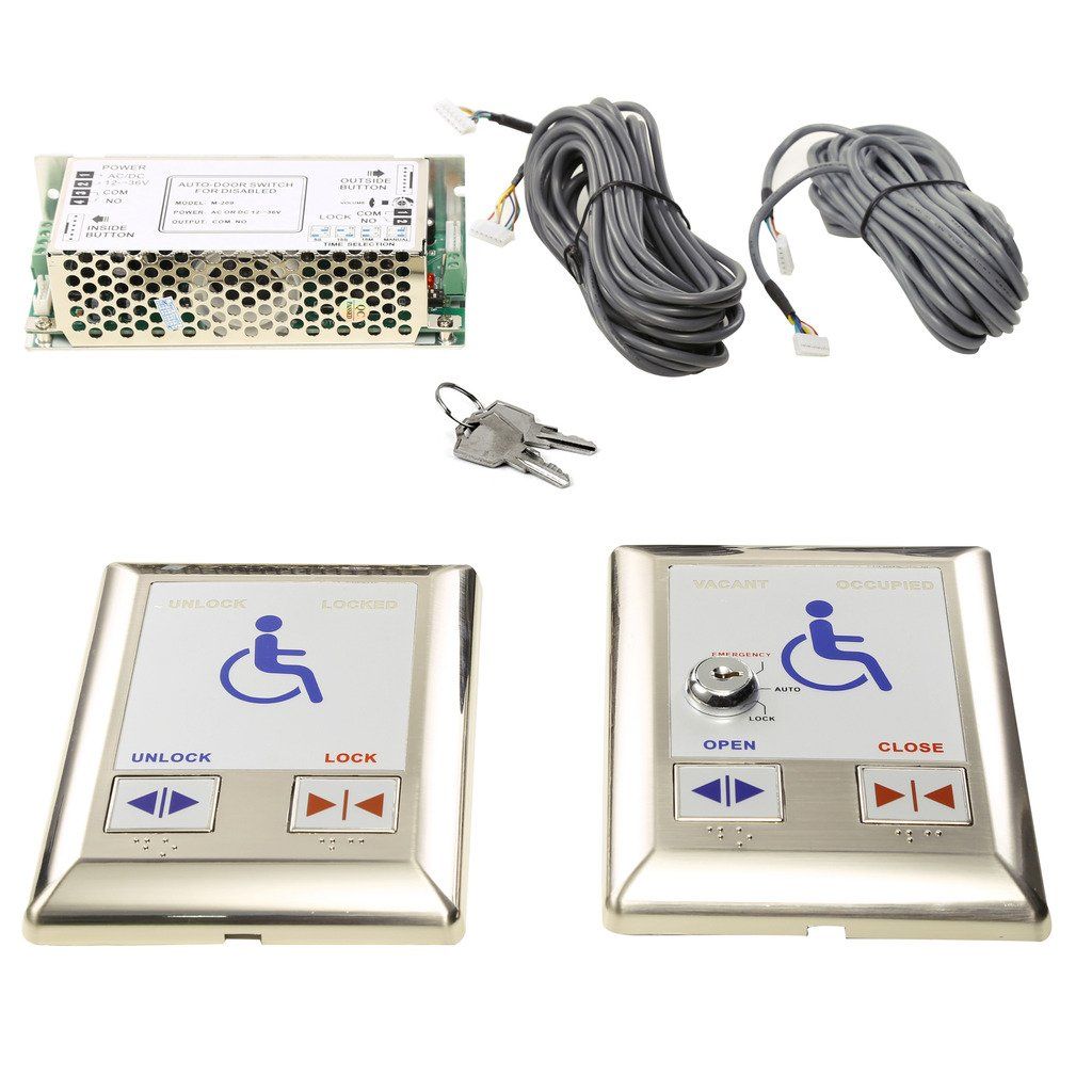 Auto-door Switch Sensor for Washroom Restroom of Disabled Handicapped ...