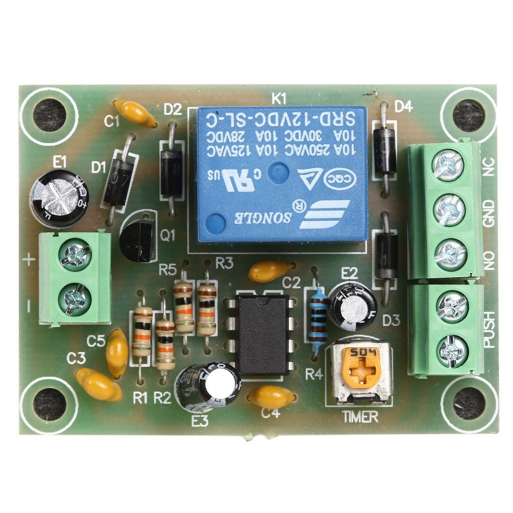Voltage DC12V Time Delay 030 Seconds Adjustable Control Module PCB